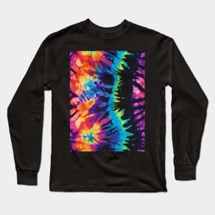 Tye Dye Pattern Long Sleeve T-Shirt